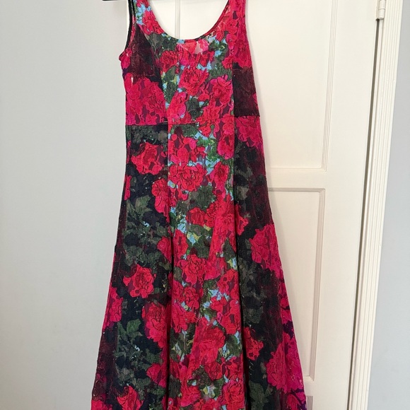 Anthropologie Pink Sleeveless Scoop Neck Sundress - Picture 3 of 6